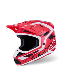 Kask Alpinestars S-M7 Deed red/black/white
