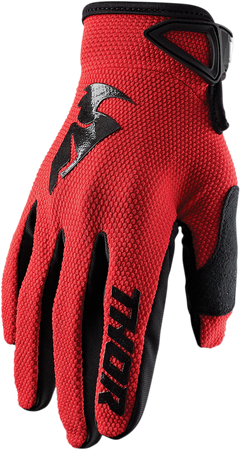 Rękawice Thor Junior Sector red/black