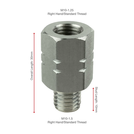 Adapter do lusterka RAM Mount M10-1.25 do M10-1.5 20mm