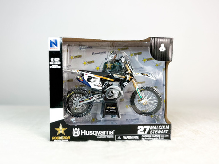 Model motocykla Husqvarna FC 450 Malcolm Stewart #27 1:12 New Ray