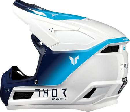 Kask Juniorski Thor Fleet Storm navy/white