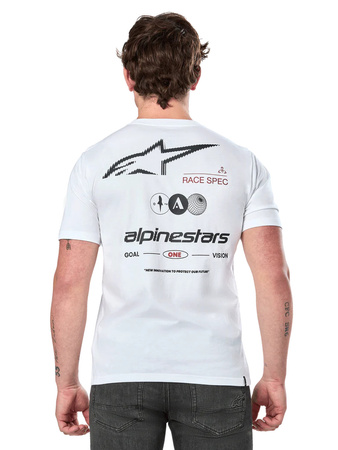 Koszulka T-Shirt Alpinestars Asym CSF white