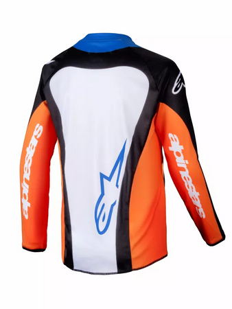 Bluza Juniorska Alpinestars Racer Melt orange/blue