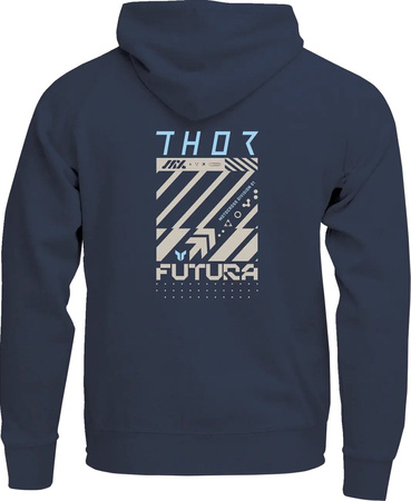 Bluza z kapturem juniorska Thor Futura navy