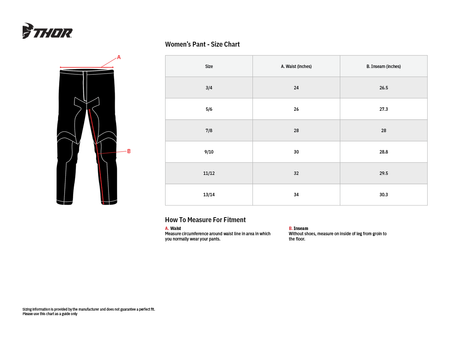 Spodnie damskie Thor Pulse Rev midnight/white