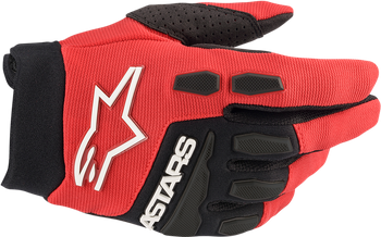 Rękawice Junior Alpinestars Full Bore red