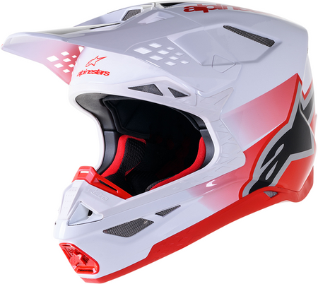 Kask Alpinestars SM10 Supertech M10 Unit white/red