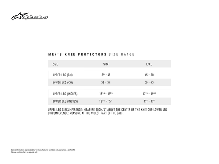 Ochraniacze kolan Alpinestars SX-1 v2