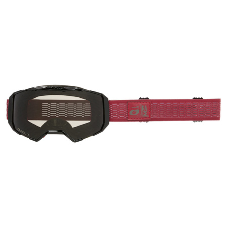 Gogle O'Neal B-22 Static red silver mirror