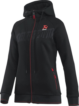 Bluza Damska Akrapovic Women's Corpo Full-Zip Hoody black