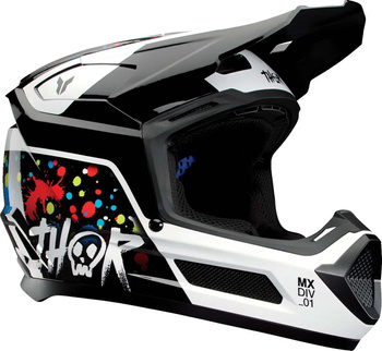 Kask Juniorski Thor Fleet Splat black