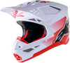 Kask Alpinestars SM10 Supertech M10 Unit white/red