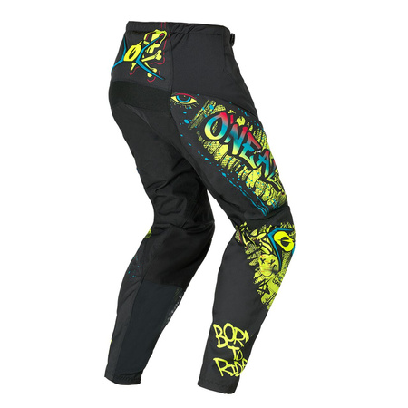 Spodnie juniorskie O'Neal Element Rancid black/yellow