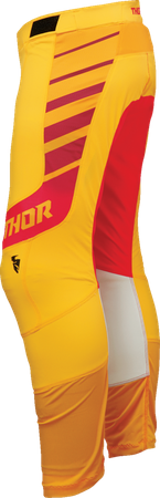 Spodnie Thor Prime Analog yellow/red