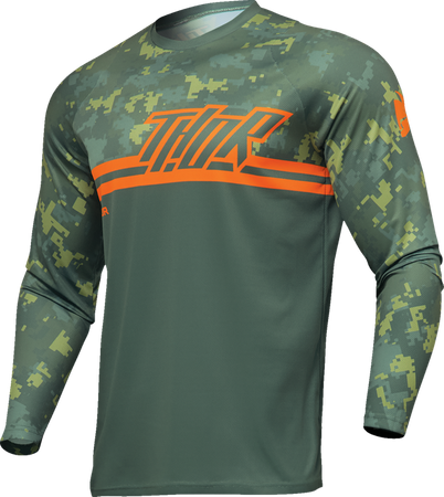 Bluza juniorska Thor Sector Digi green/camo 