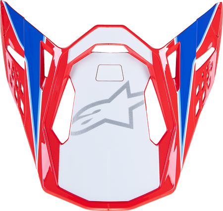 Daszek do kasku Alpinestars SM10 Aeon red/blue