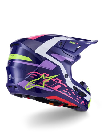Kask Alpinestars S-M7 Deed purple/pink
