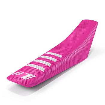 Poszycie siedzenia OneGripper Ribbed pink/white