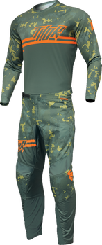 Zestaw juniorski Thor Sector Digi green/camo