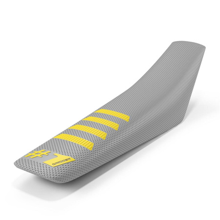 Poszycie siedzenia OneGripper Ribbed light gray/yellow