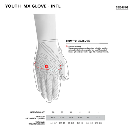 Rękawice Junior Alpinestars Radar red/silver