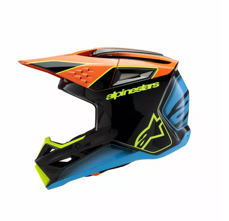 Kask Juniorski Alpinestars SM3 Fray black/orange