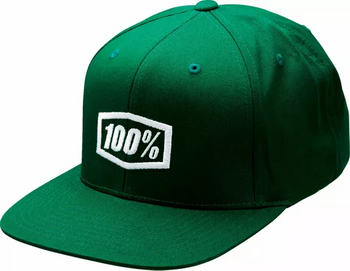 Czapka z daszkiem 100% Icon green