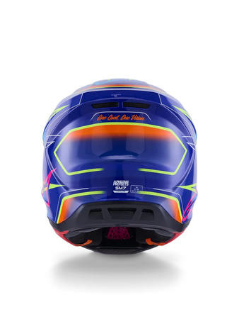 Kask Alpinestars S-M7 Cast blue/yellow/pink