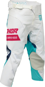Spodnie juniorskie Thor Launchmode Bleach white/aqua