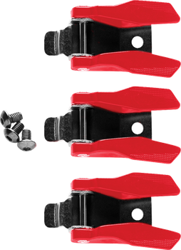 Zestaw klamer do butów Thor Radial red