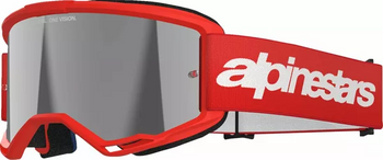 Gogle Alpinestars Vision 3 Wordmark red mirror