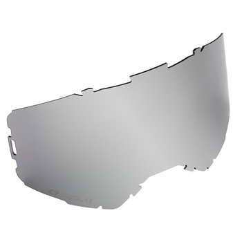 Szyba do gogli O'Neal B-22 / B-33 bez pinów na zrywki silver mirror