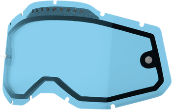 Szyba podwójna wentylowana do gogli 100% Strata 2 / Accuri 2/ Racecraft 2 blue