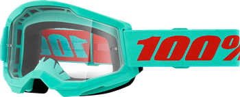 Gogle 100% Strata 2 Cyan clear