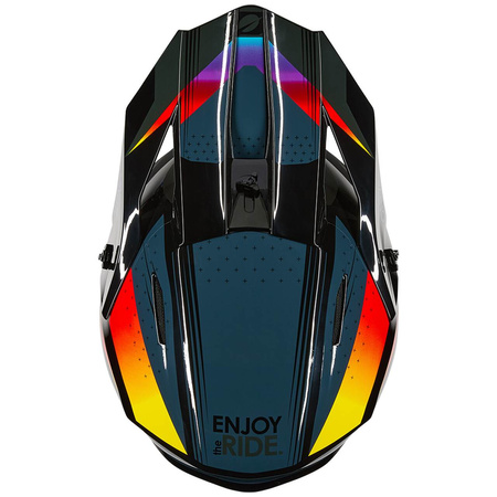Kask Juniorski O'Neal 1SRS RC black/multicolor
