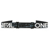 Gogle O'Neal B-33 Ictus black/white silver mirror
