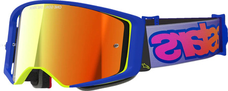 Gogle Alpinestars Supertech Vision Vista blue mirror