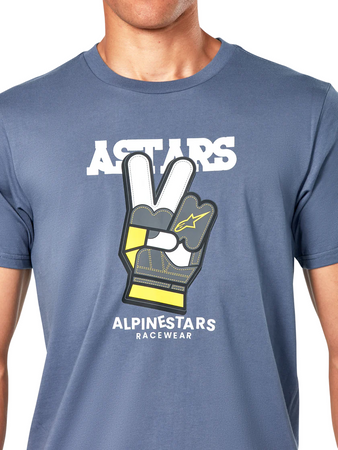 Koszulka T-Shirt Alpinestars Peaceout CSF blue