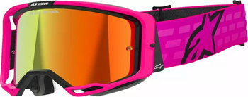 Gogle Alpinestars Vision 8 Corp pink mirror