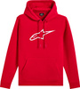 Bluza z kapturem Alpinestars Ageless V3 red/white