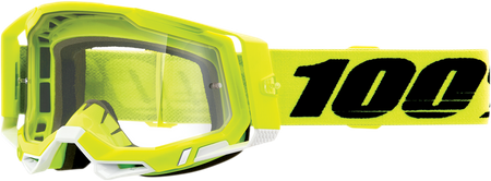 Gogle 100% Racecraft 2 Fluo Yellow clear