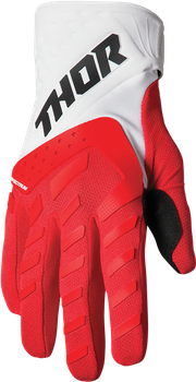 Rękawice Thor Junior Spectrum red/white