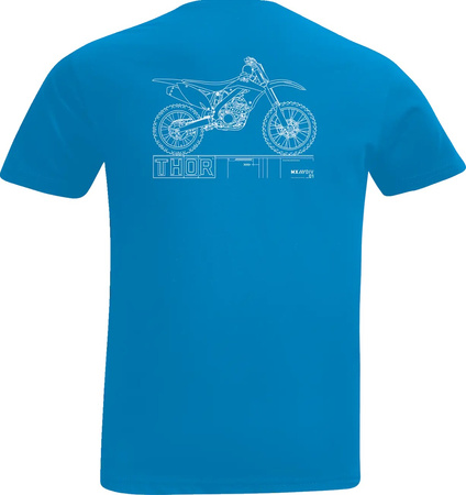 Koszulka T-Shirt dziecięca Thor Blueprint blue