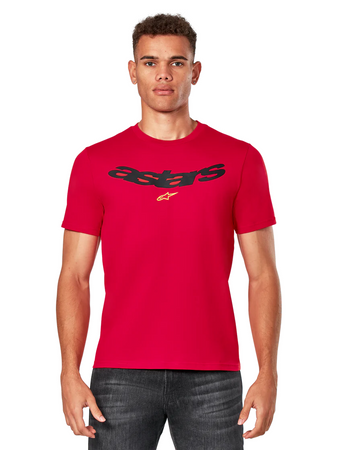 Koszulka T-Shirt Alpinestars Elliptic CSF red