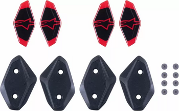 Zestaw osłon zawiasów i naklejek do ortez Alpinestars Supertech RK-10 Plasma