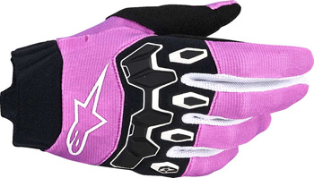 Rękawice damskie Alpinestars Stella Full Bore v2 violet/white/black