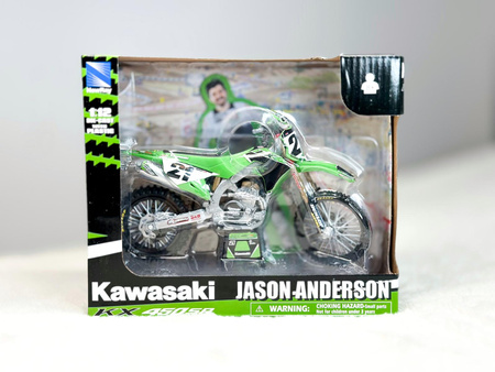 Model motocykla Kawasaki KX 450 SR Jason Anderson #21 1:12 New Ray