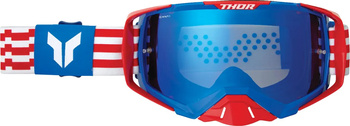 Gogle Thor Activate Patriot red/white/blue mirror