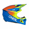 Kask Juniorski O'Neal 3SRS Solid blue/yellow