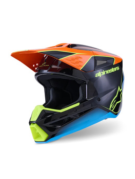 Kask Alpinestars S-M3 Fray black/orange/yel